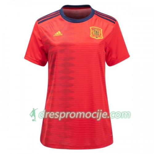 Španjolska Dres Domaći Svjetsko Prvenstvo - Žene 2019 Kratkih Rukava Španjolska Dres Domaći Svjetsko Prvenstvo - Žene 2019 Kratkih Rukava